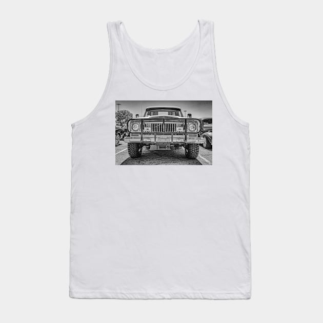 1976 Jeep J10 Honcho Pickup Truck Tank Top by Gestalt Imagery